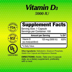 ALFA VITAMINS Vitamin D3 1000 IU packaging suitable for home storage.