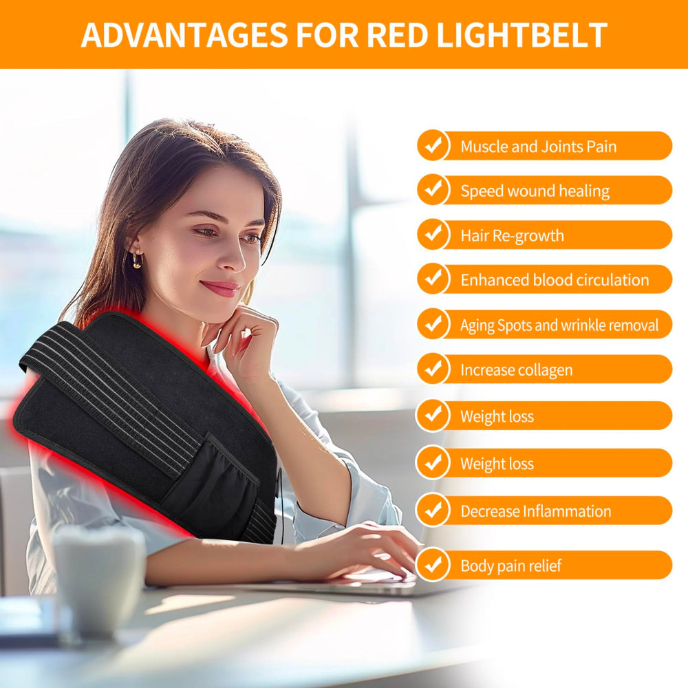 ALI SEA T60 waist-wrap highlights large treatment area for back relief