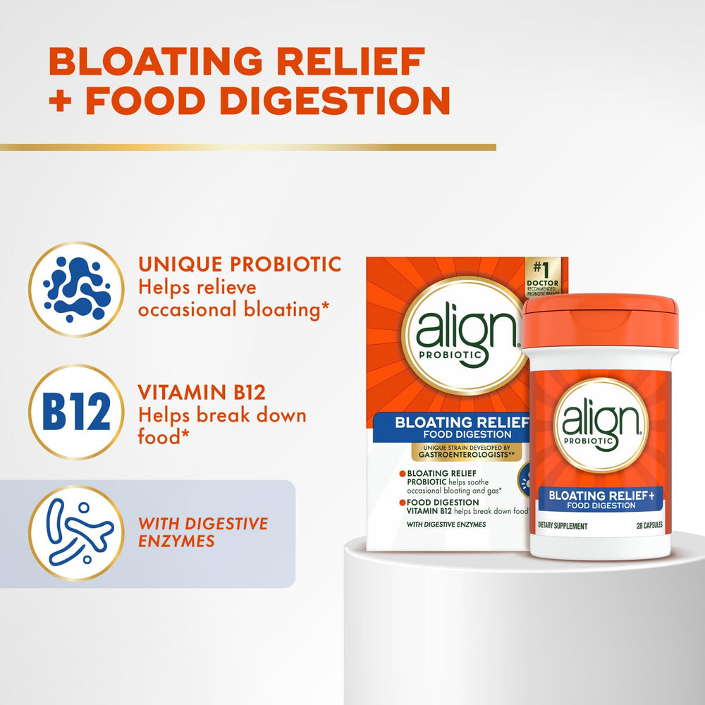 Align Bifidobacterium 35624 capsule highlights a clinically studied probiotic for digestive balance.