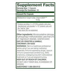 30-day supply indication on Align Pro Formula bottle for planning use.