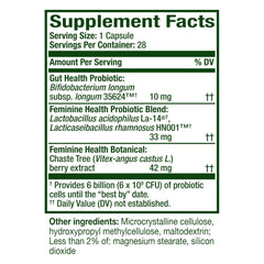 Align Probiotic bottle label highlighting no refrigeration required