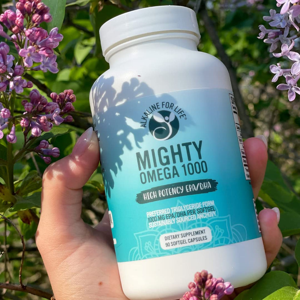 Mighty Omega 1000 anchovy oil origin from South Pacific, emphasizing purity and freshness