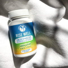 Alkaline for Life Rise Well B12 packaging emphasizes clean ingredients.