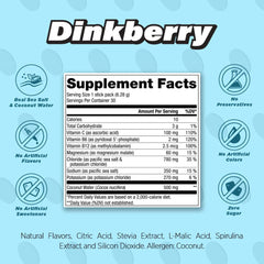 ALL DAY Vitality dinkberry sticks with multiple packets for convenient on-the-go hydration.
