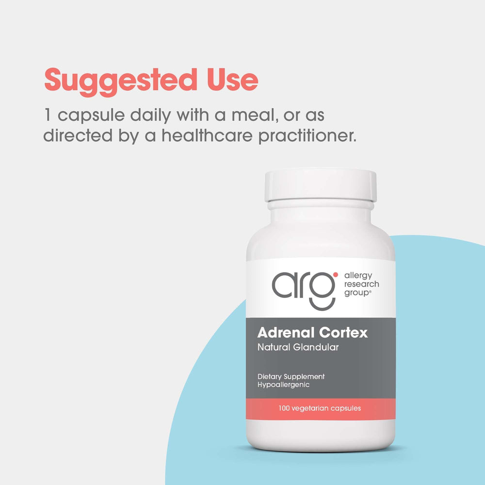 Adrenal Cortex product origin from Argentina highlighted by Allergy Research Group.