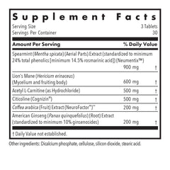 Advanced NeuroPlus tablets arranged for daily use and cognitive support