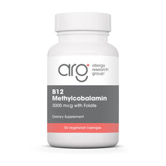 Allergy Research Group B12 methylcobalamin lozenge supports methylation for daily wellness.