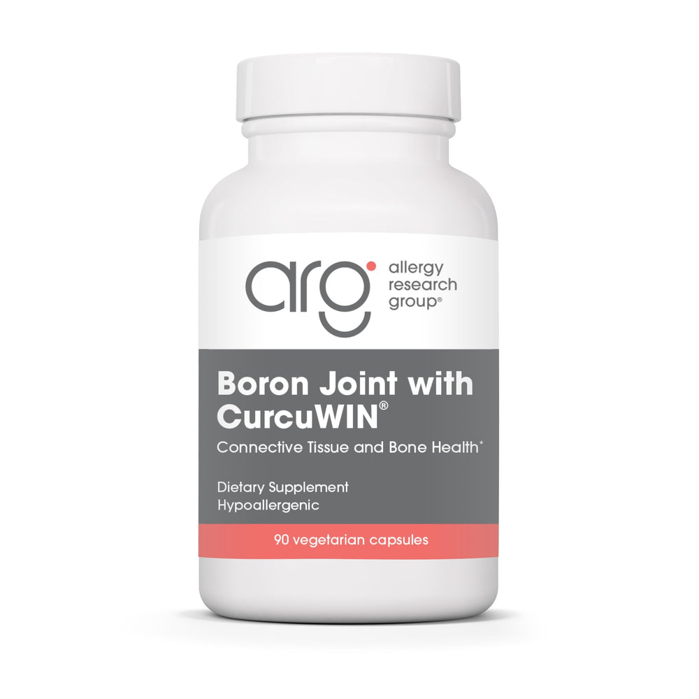Allergy Research Group Boron Joint bottle with capsules for bone support and hormone balance