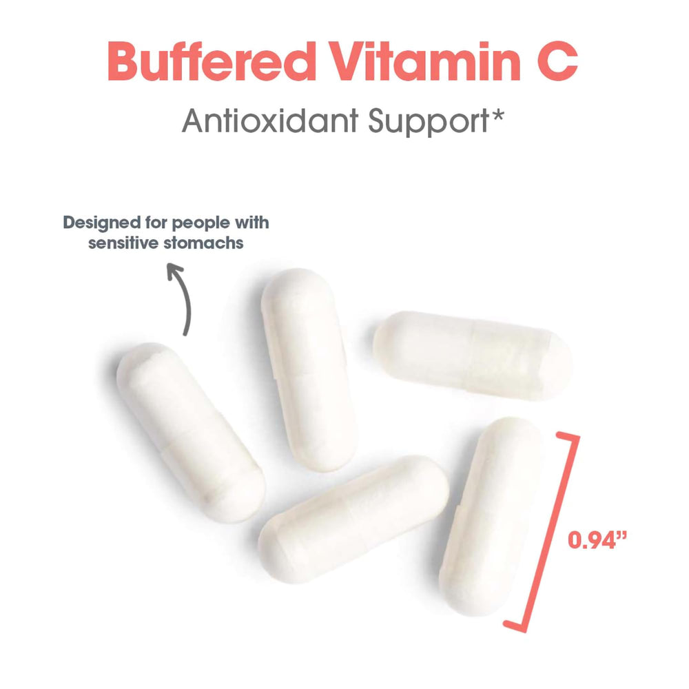 Nutrition facts for Allergy Research Group Buffered Vitamin C Powder