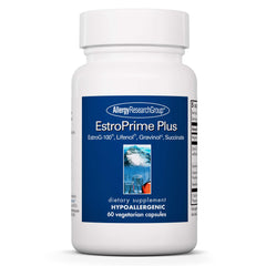 Allergy Research Group Flashes No More bottle front with capsules for menopause support