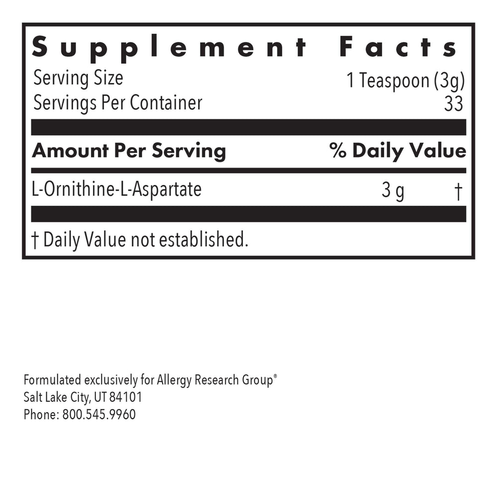 Close-up of high-purity amino acid complex for liver support.