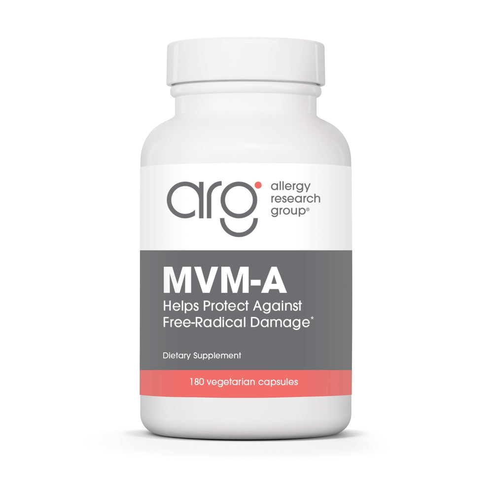 Allery Research Group MVM-A bottle front for daily wellness support.