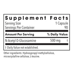 N-Acetyl D-Glucosamine capsules close-up highlighting capsule design