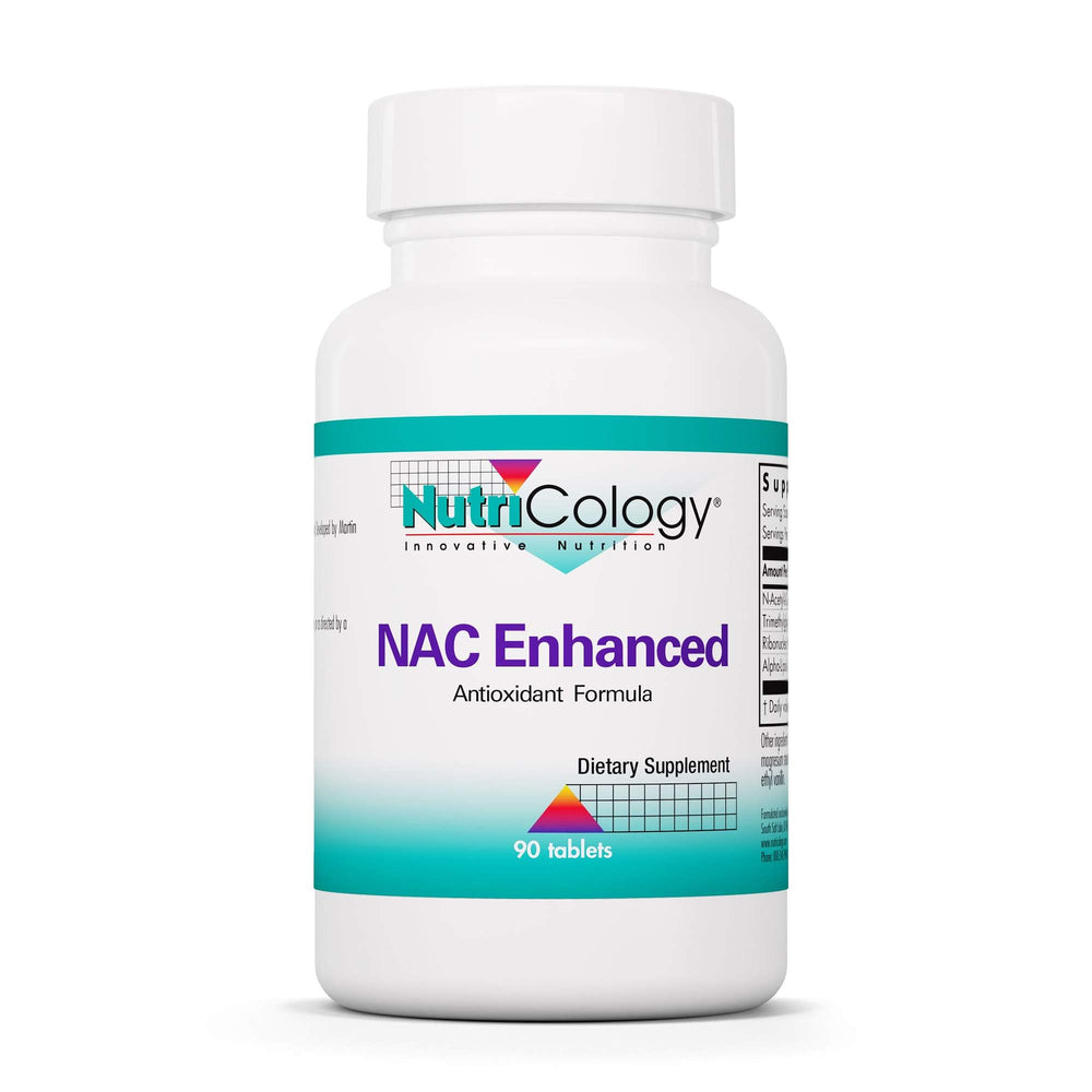 Allergy Research Group NAC Enhanced bottle highlighting immune support potential.