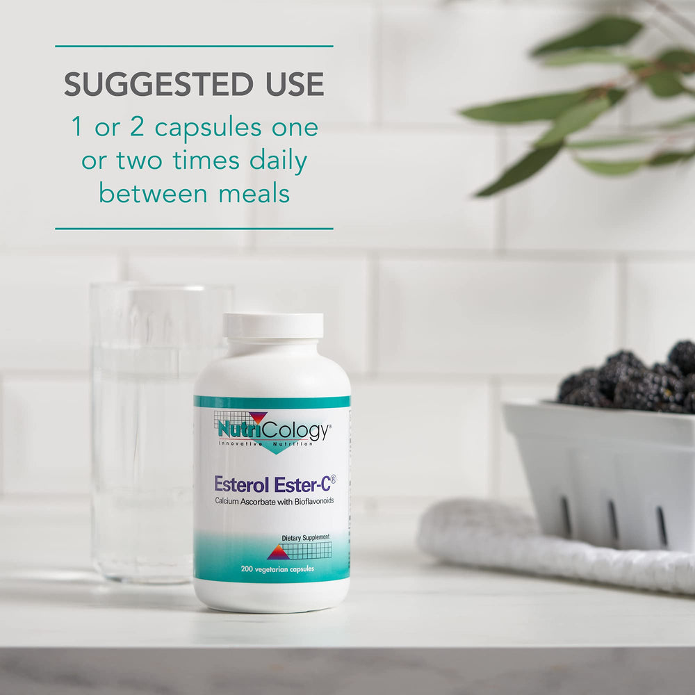 Nutricology Esterol graphic of bioflavonoids implies antioxidant support