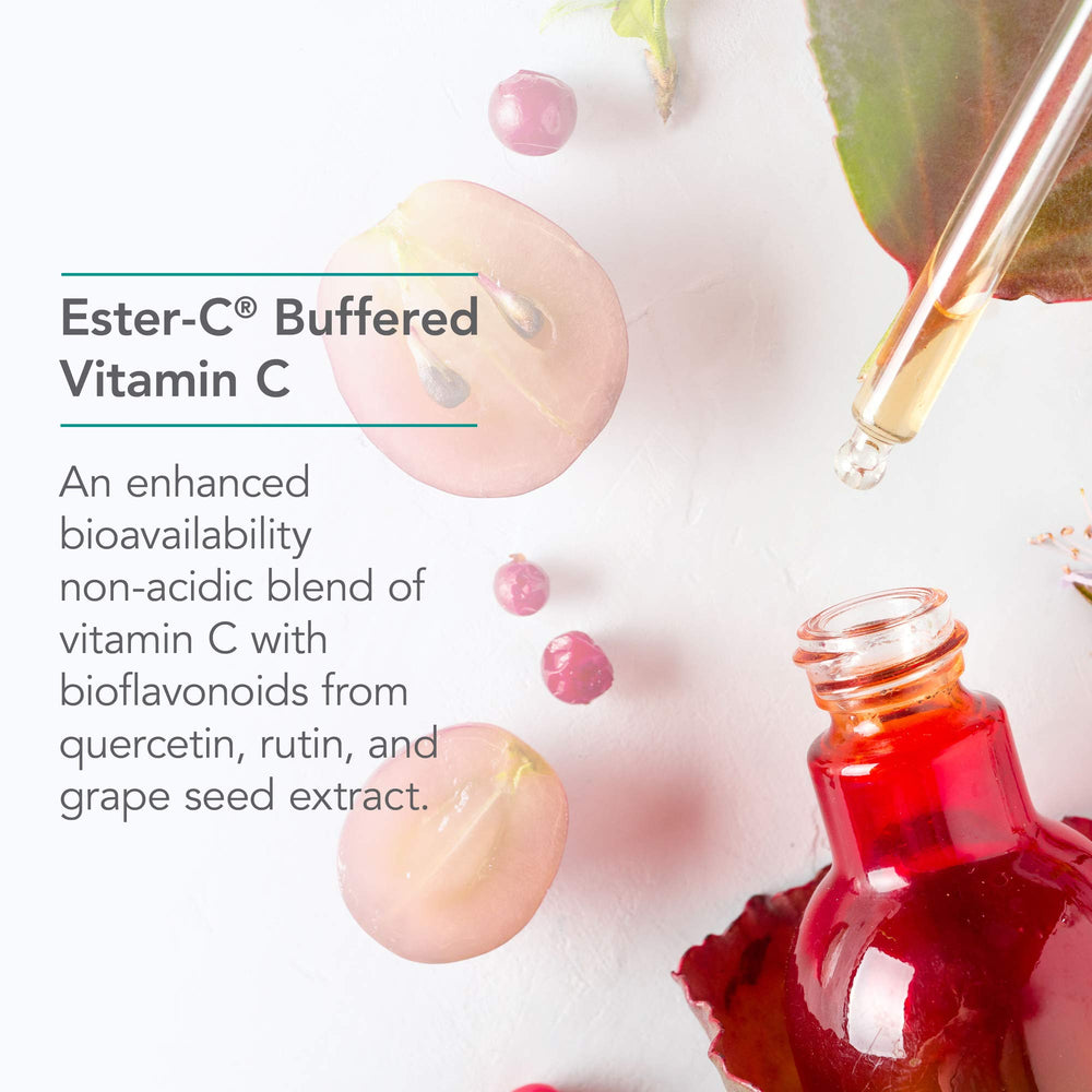 Nutricology Esterol bottle side-info emphasizing dosage and bioflavonoids