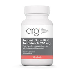 Allergy Research Group Tocomin SupraBio softgels in bottle for daily use