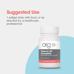 Allergy Research Group Vit D3 Complete in daily routine setup for long-term wellness.