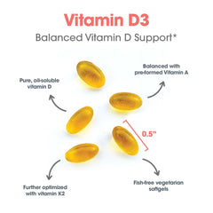 Doctor-developed Allergy Research Group Vit D3 Complete hypoallergenic formula.
