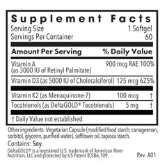 Allergy Research Group label design on bottle signals quality and transparency