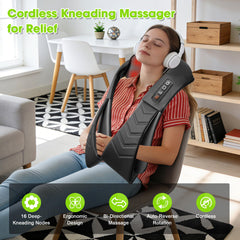 Alliggic back massager with heat function delivering comforting warmth