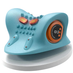 ALLILUYAA neck massager at 26-degree angle supports posture and relief