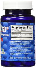 ALLIMAX AlliUltra 360mg bottle shown, a premium UK-made supplement.