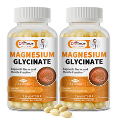 Alliwise magnesium softgels bottle for easy daily sleep and calm support.