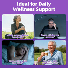 Alliwise night-time sleep support packaging suggests a calm evening routine.