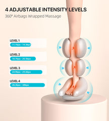 ALLJOY leg massager 360-degree air compression around the leg.