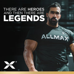 ALLMAX Carbion+ powder in glass shows refreshing, energizing beverage