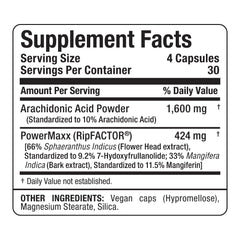 ARA+ capsules displayed on a table ready for a pre-workout routine.
