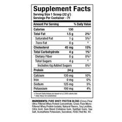 ALLMAX Gold ALLWHEY Strawberry mixing glass for easy shake preparation.