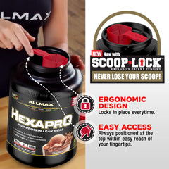 ALLMAX HEXAPRO delivers 25g protein per serving for daily protein support.