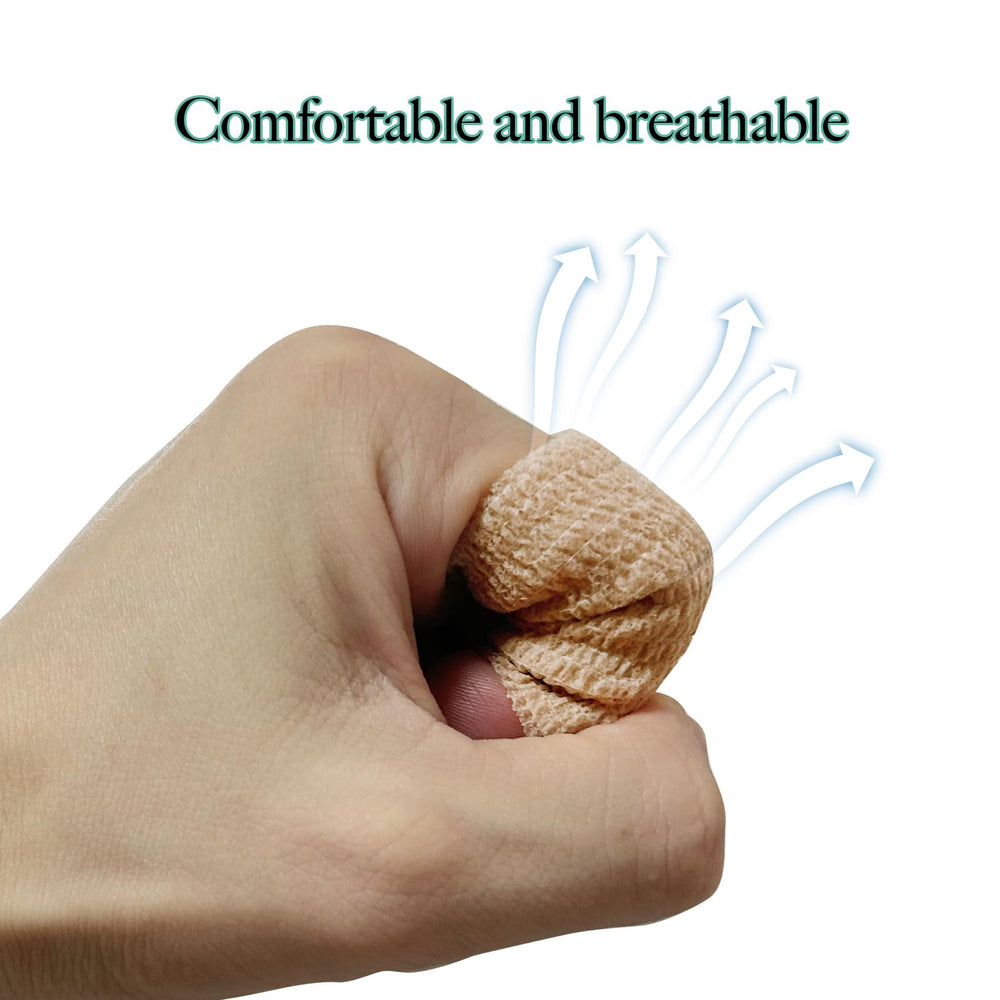 Allruyee easy-tear self-adhesive tape enables fast wraps without scissors.