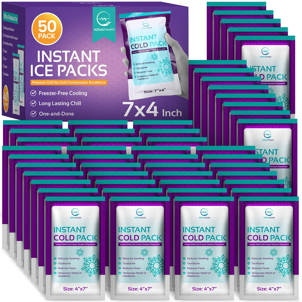 AllSett Health ice packs activation center for instant cooling