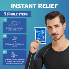AllSett Health no-freezer-needed ice packs for instant cold therapy.