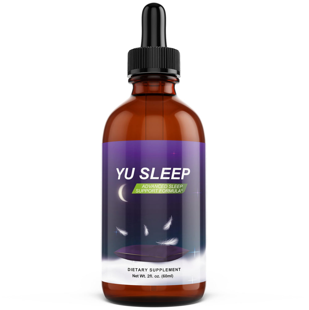 ALL SLIMMING HERBS YuSleep bottle front view supports a calm, restful night