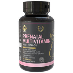 ALNIMA prenatal gummies packaging shows a trusted Halal-certified supplement for moms and babies