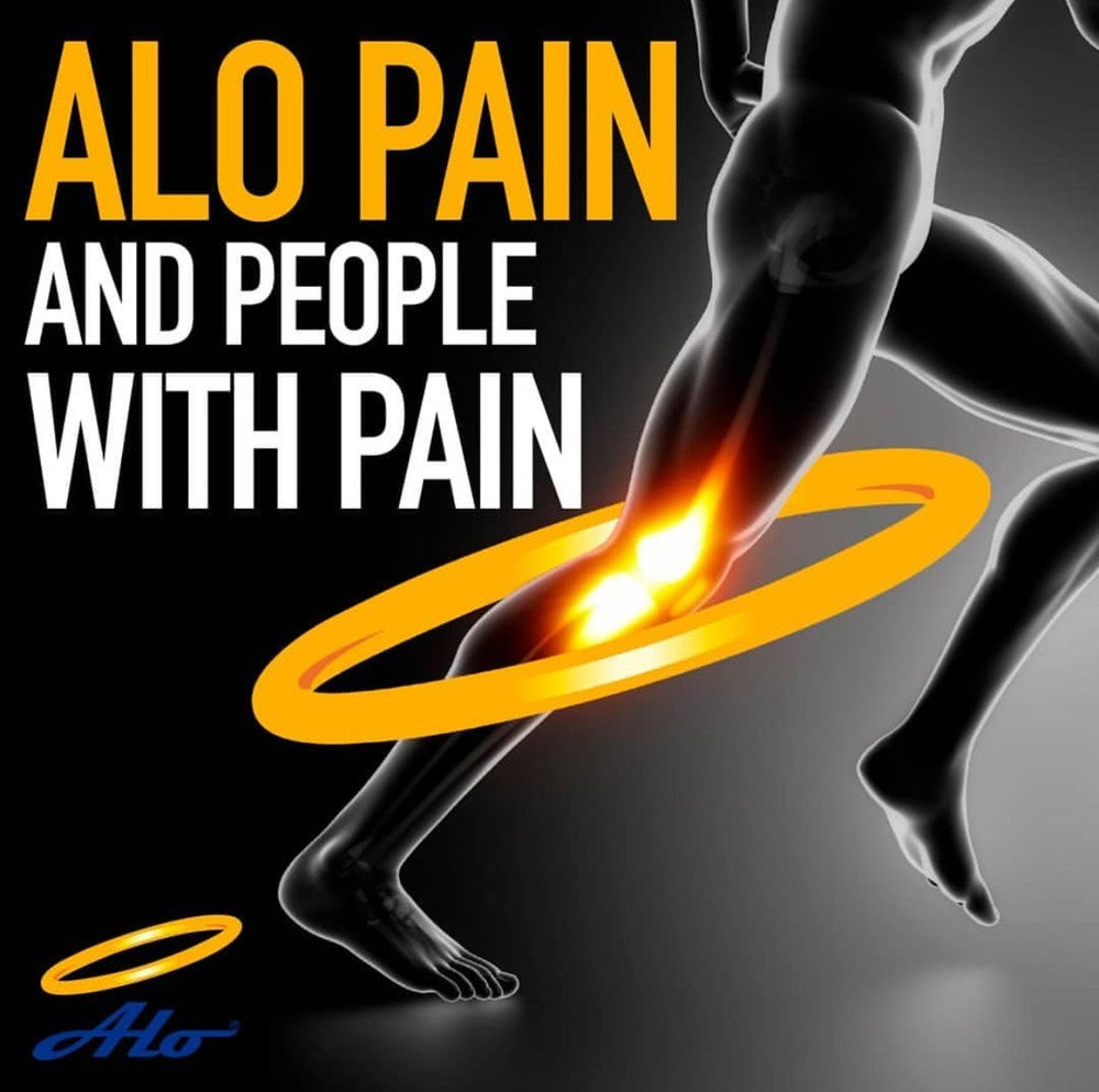 ALO Pain Relief Cream at‑home use setup showcases mess‑free, convenient relief after activity.