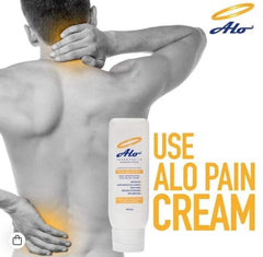 Sciatica use: applying ALO Cream after activity and rest.