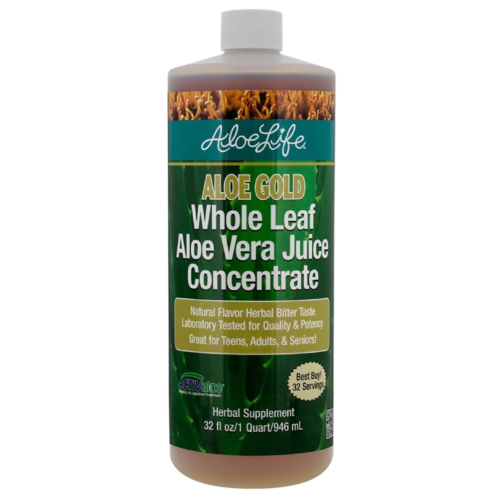 Aloe Life Whole Leaf Aloe Vera Juice bottle ready for daily wellness.