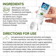 Aloe Cadabra pure ingredients ensure a clean, safe moisturizing experience