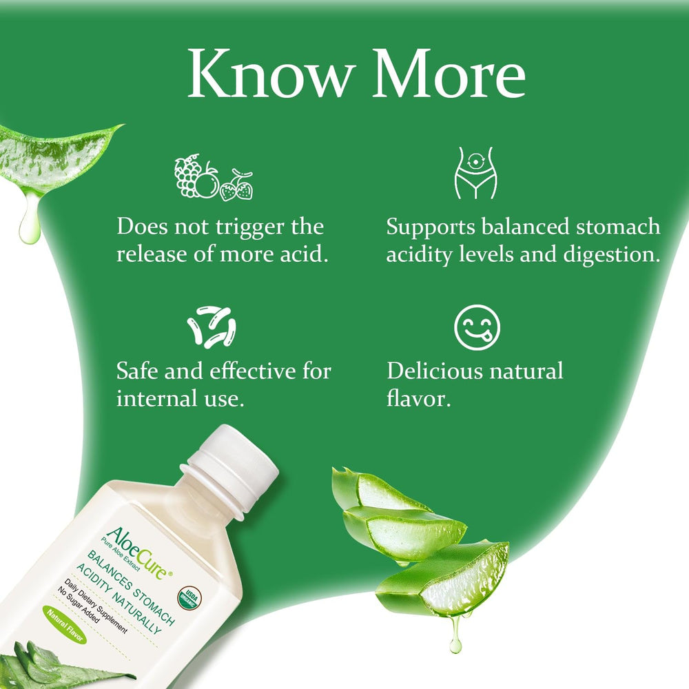 AloeCure juice without charcoal filtration.