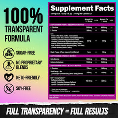 ALPHA LION 21-serving bottle with measuring scoop for accurate dosing