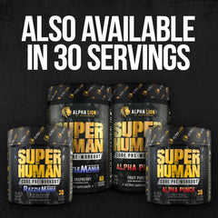 ALPHA LION Core Pre-Workout creatine monohydrate supports strength during workouts.