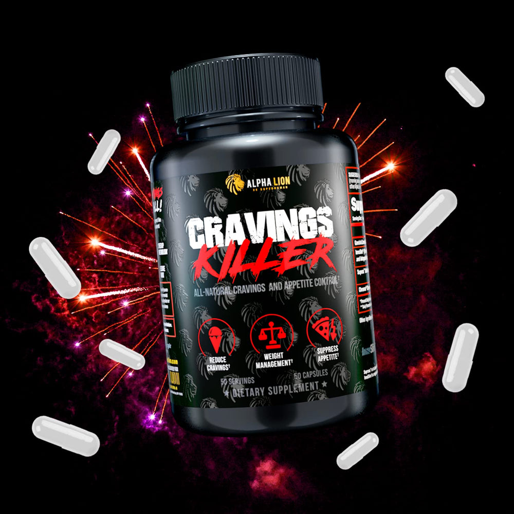 Natural ingredients and branding signal clean, plant-based cravings support with Alpha Lion