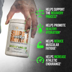 ALPHA LION Intra bottle open with spoon for convenient pre or post-workout hydration