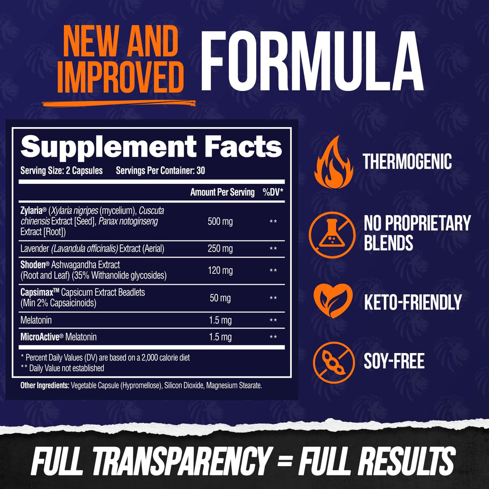ALPHA LION Night Burn as a daily supplement for mindful eating.