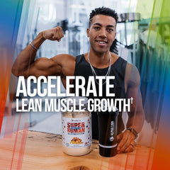 ALPHA LION Superhuman Whey shaker demonstrates quick mixing after training